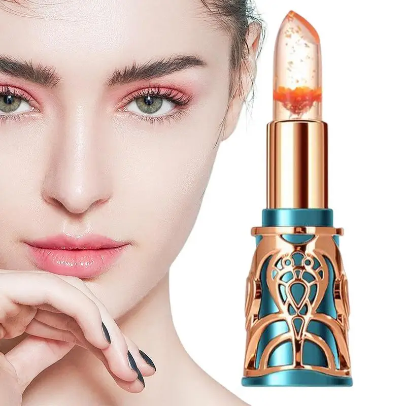 

Color Changing Lipstick Jelly Lip Balm With Flower Inside Safe And Moisturizing Lip Care Tool For Weddings Bridal Party Dates