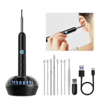 WiFi Visual Ear Scope Camera 1080P for IPhone/Android Ear Picker Cleaning Wireless Endoscope Otoscope with Ear Wax Removal Tools