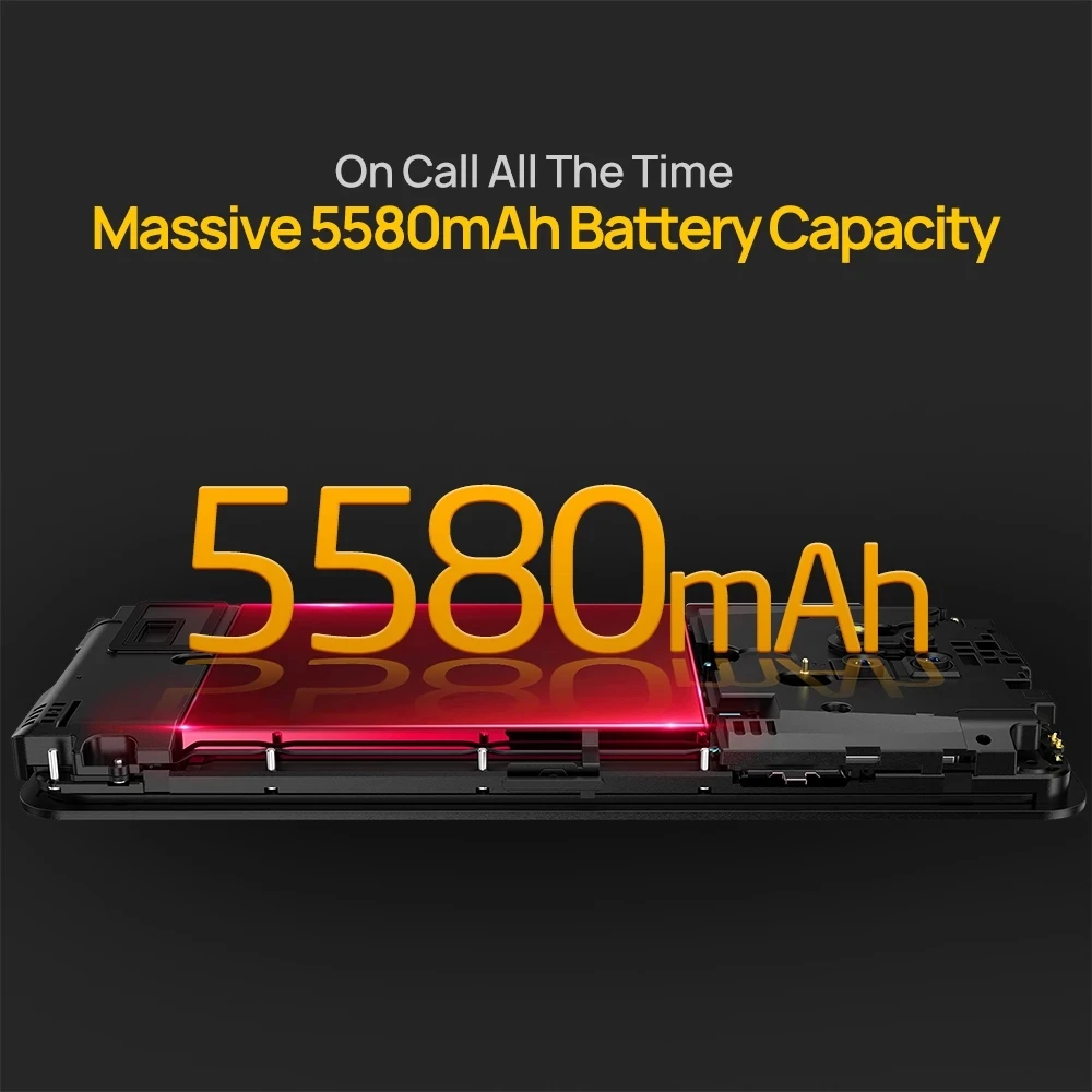 Ulefone Armor 8 Pro Waterproof Rugged Smartphones 6.1Inch Display Octa Core 8GB+128GB Android 11 Mobile Phone 5580mAh 16MP NFC