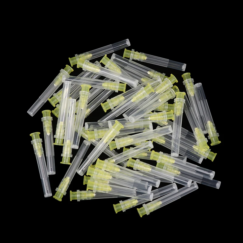 

50pcs/Box Dental Endo Irrigation Needle Tip Dental Root Canal Lateral Irrigation Needle Diameter 0.3/0.4/0.5/0.6mm