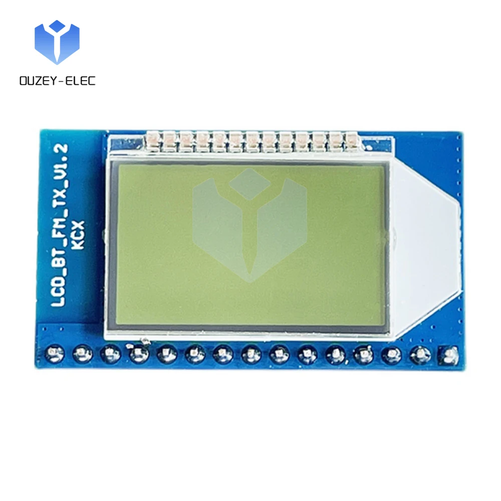DC 3.7V-5.0V FM radyo modülü 76-108MHz ayarlanabilir FM Stereo kablosuz AV alıcısı-vericisi devre modülü desteği Bluetooth ses FM