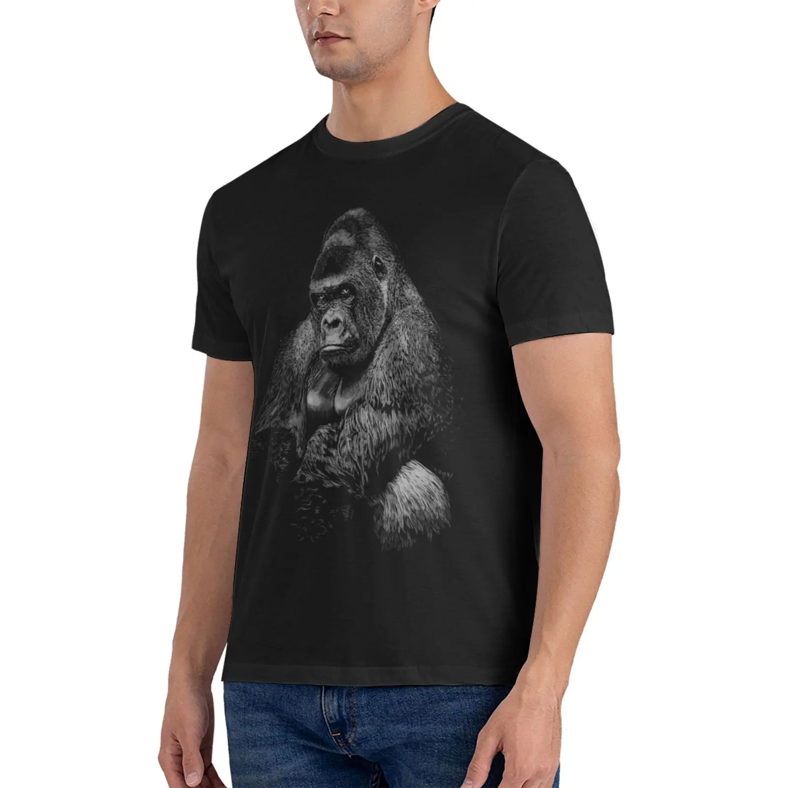 Gorilla Classic t-shirt uomo abbigliamento carino top abbigliamento uomo t-shirt grafiche uomo