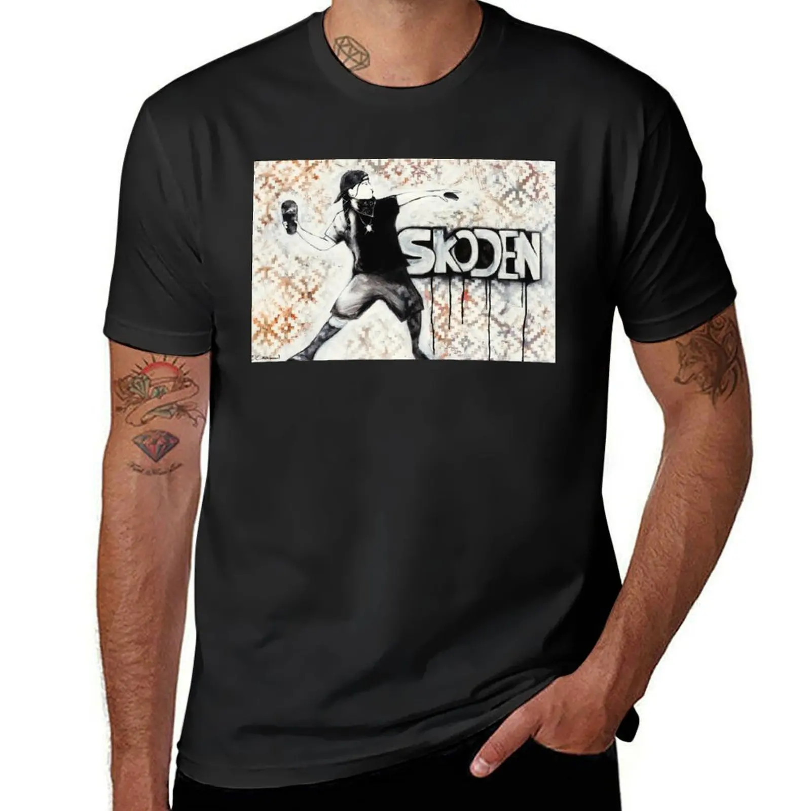 Skoden! Willy Jack T-Shirt sublime boys animal print tops Short sleeve tee men workout shirt