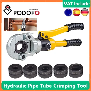 Kit di attrezzi per crimpatura idraulica raccordi per tubi in rame con strumenti per pressa PEX con strumento di crimpatura per tubi tagliatubi a TH16-32mm ganasce 1