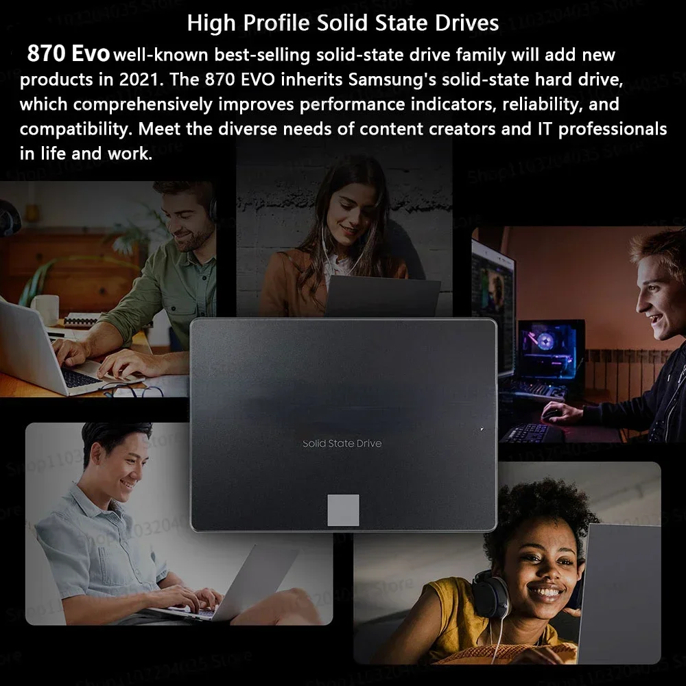  ָ Ʈ ũ, HDD ϵ ̺, SATA3, 2.5 ġ Ʈ ũž PC, MLC  , 4TB SSD, 870 EVO, 1TB, 2TB, 250GB, 500GB