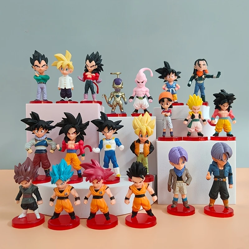Dragon Ball Figures Saiyan Goku Mini Anime Figure 20 Styles Toys