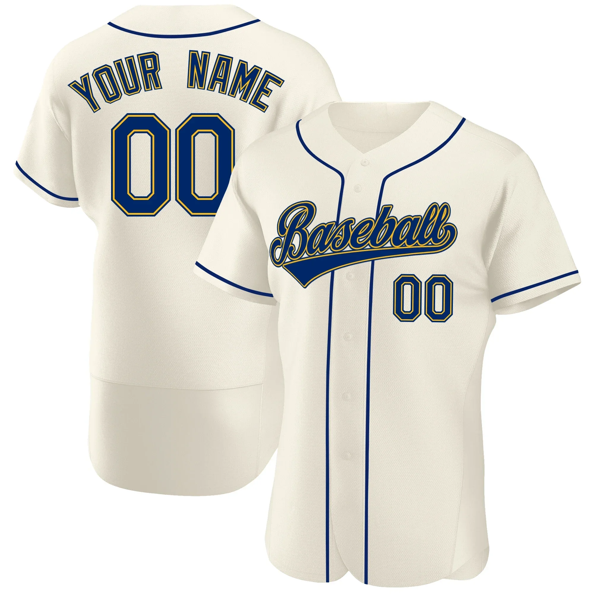 thumbnail image 1 of Camiseta de béisbol personalizada con nombre y número de equipo impresos, camisetas transpirables de manga corta personalizadas y geniales para hombres, niñas y jóvenes, 1 of 5