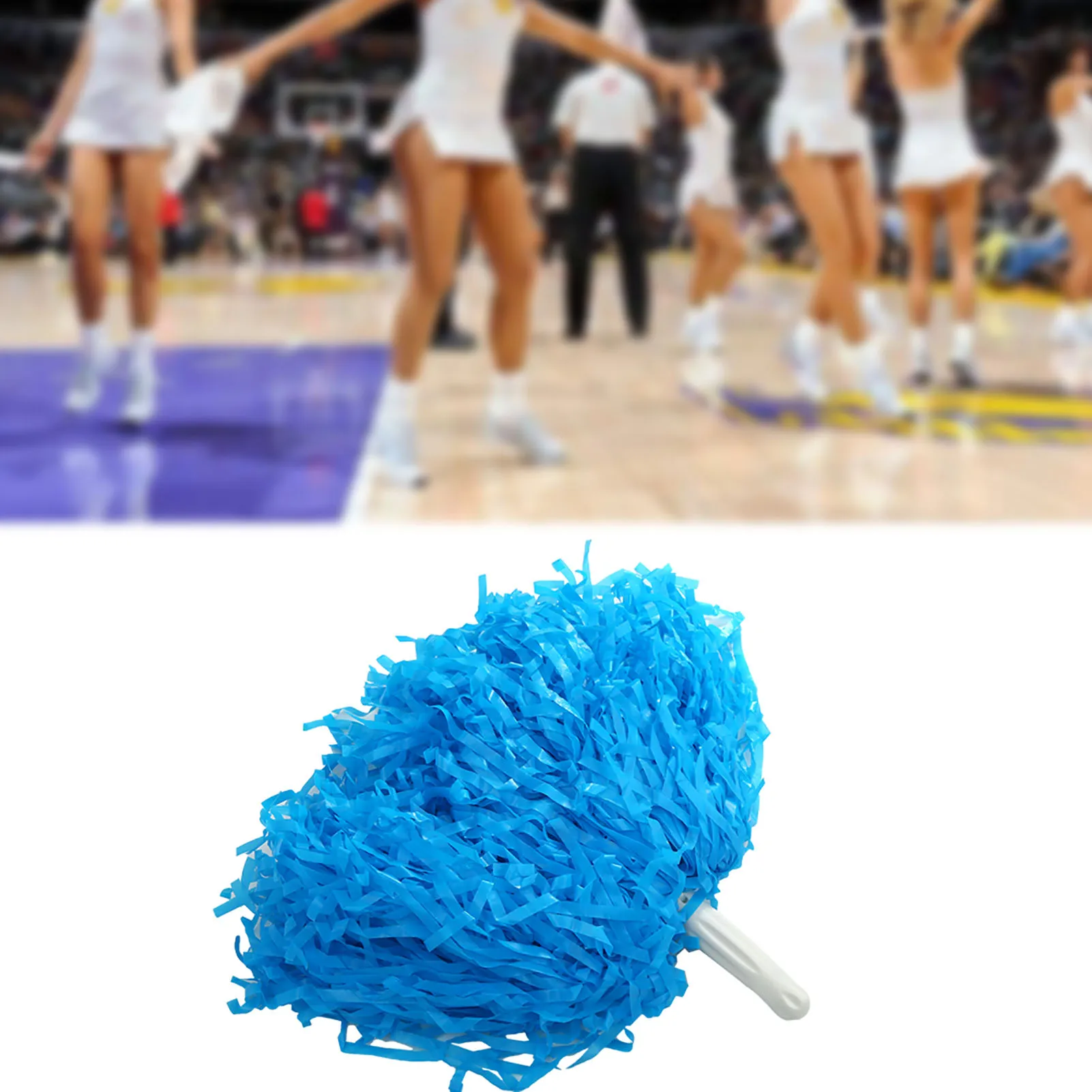 8 Colors 2pcs Cheerleader Pom Poms Squad Cheer Sports Party Dance Useful Accessories Chear Poms Cheerleading Poms Cheer Pompoms