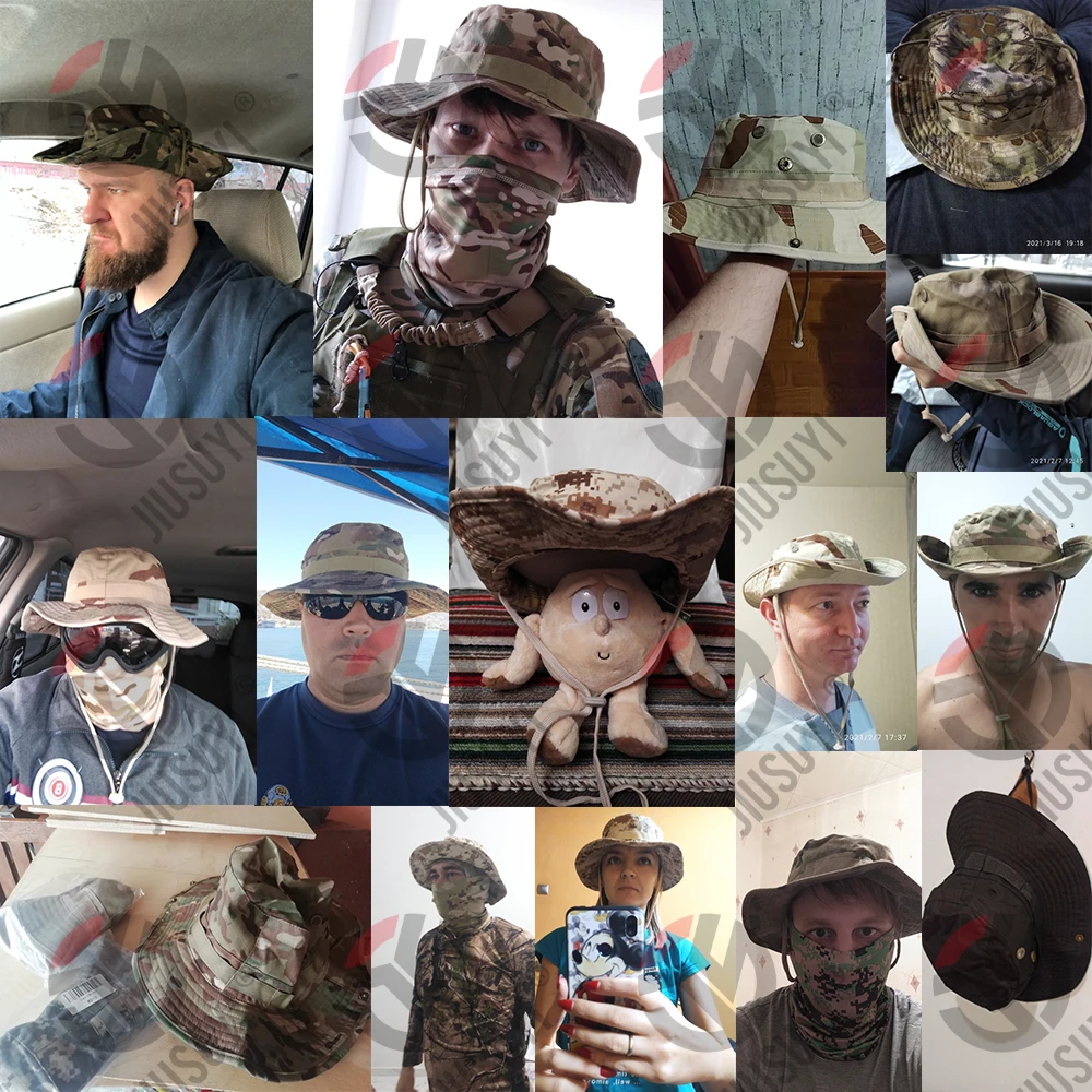 Chapeaux de Camouflage de Sniper Airsoft tactique, Boonie, casquette  militaire népalais, armée américaine, accessoires militaires pour hommes,  casquettes de randonnée - AliExpress