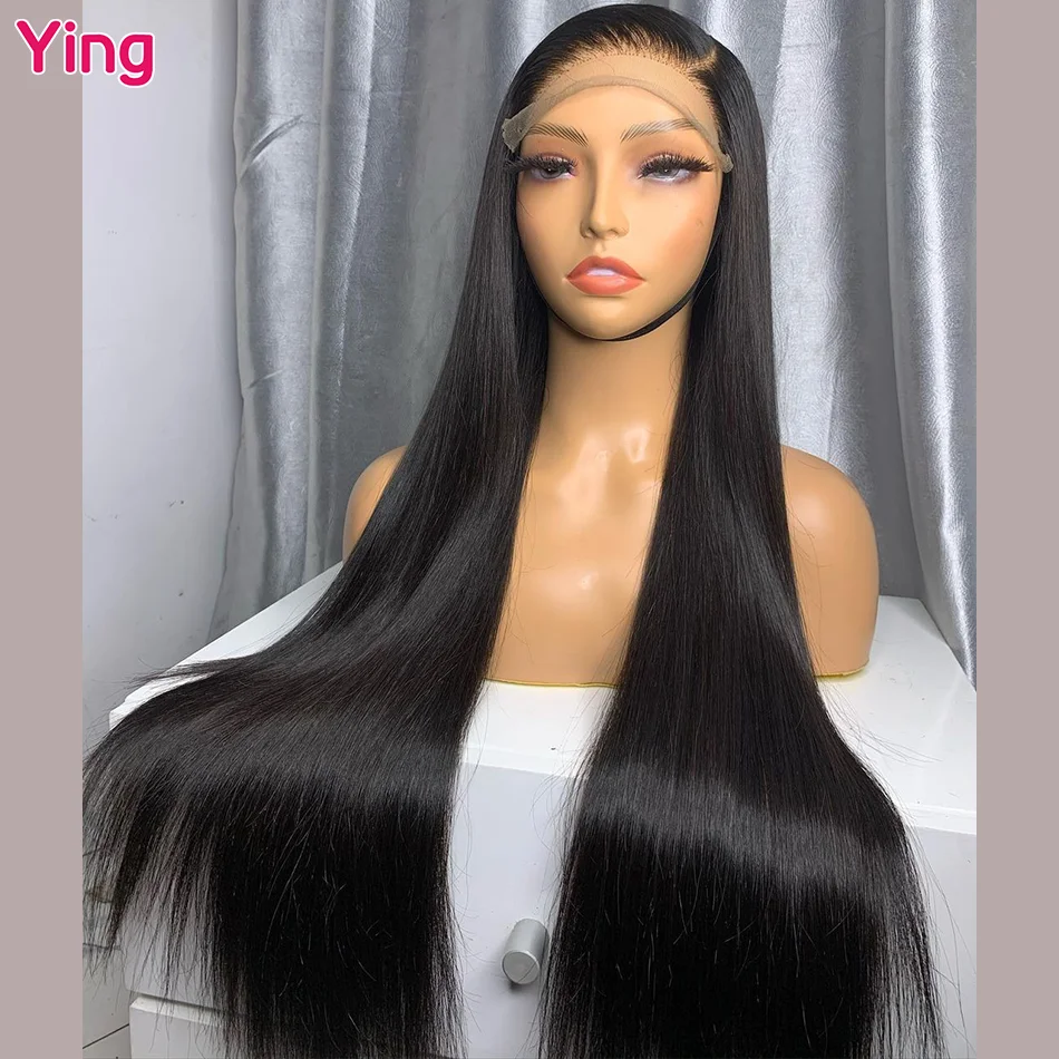 Ying Highlight Honey Blonde 5x5 Transparent Lace Wig Straight 13x4 Lace Front Wig PrePlucked With Baby Hair 13x6 Lace Front Wig