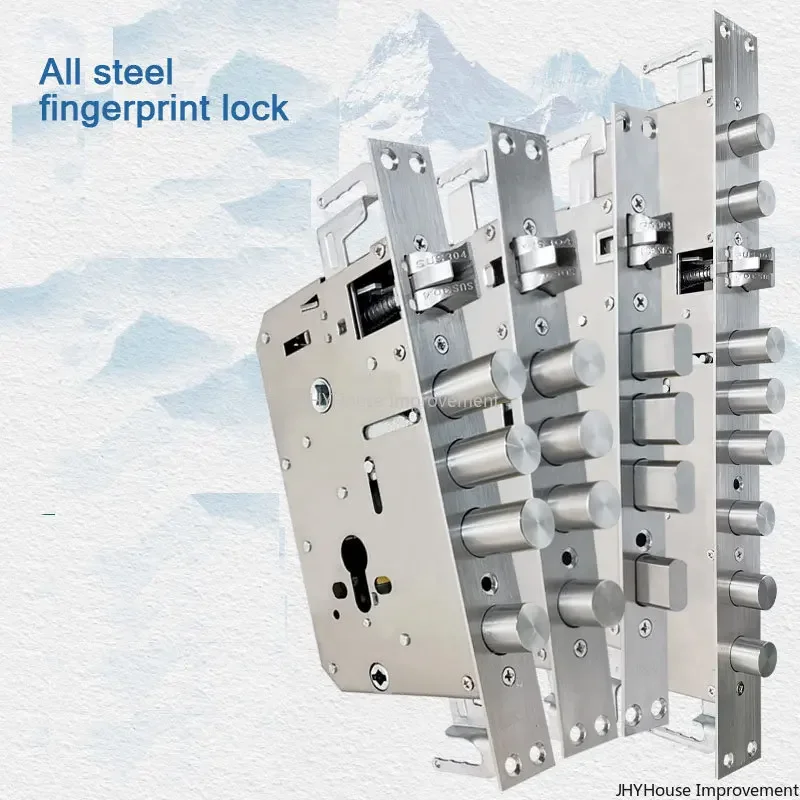 

Stainless Steel Security Door Lock 6068 For Intelligen Fingerprint Body Mechanical Security Door Fingerprint Body