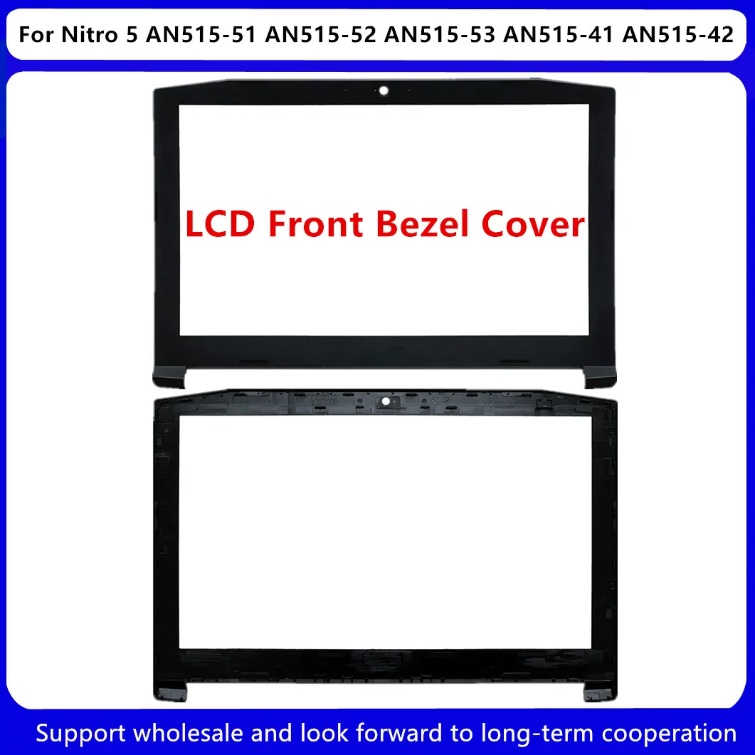 Capa de Moldura Frontal para Acer Nitro Tampa Traseira Lcd Dobradiças de Tela An51542 An515-41 An51551 An515-52 An515-53 N17c1 Novo - Imagem 5