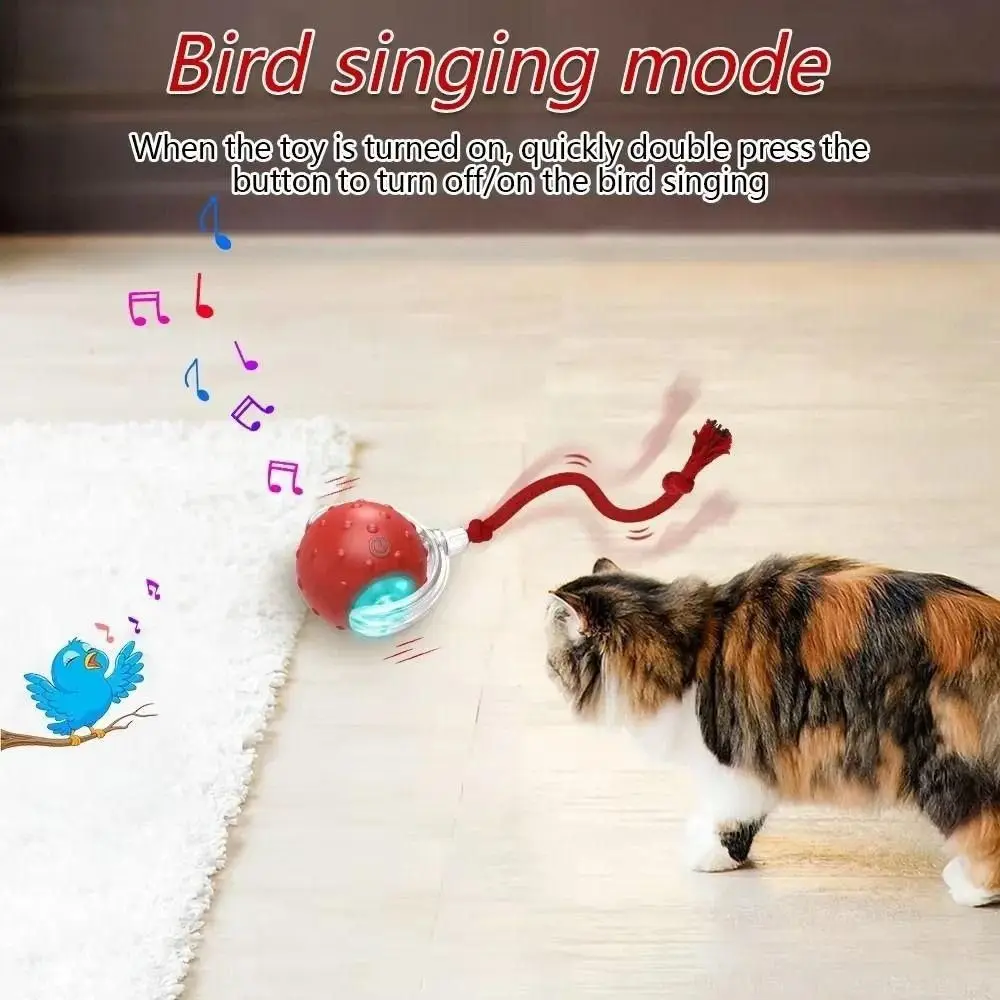 Automatic Smart Cat Toys Fast Rolling Rechargeable Dog Cat Training - PeticaDeals