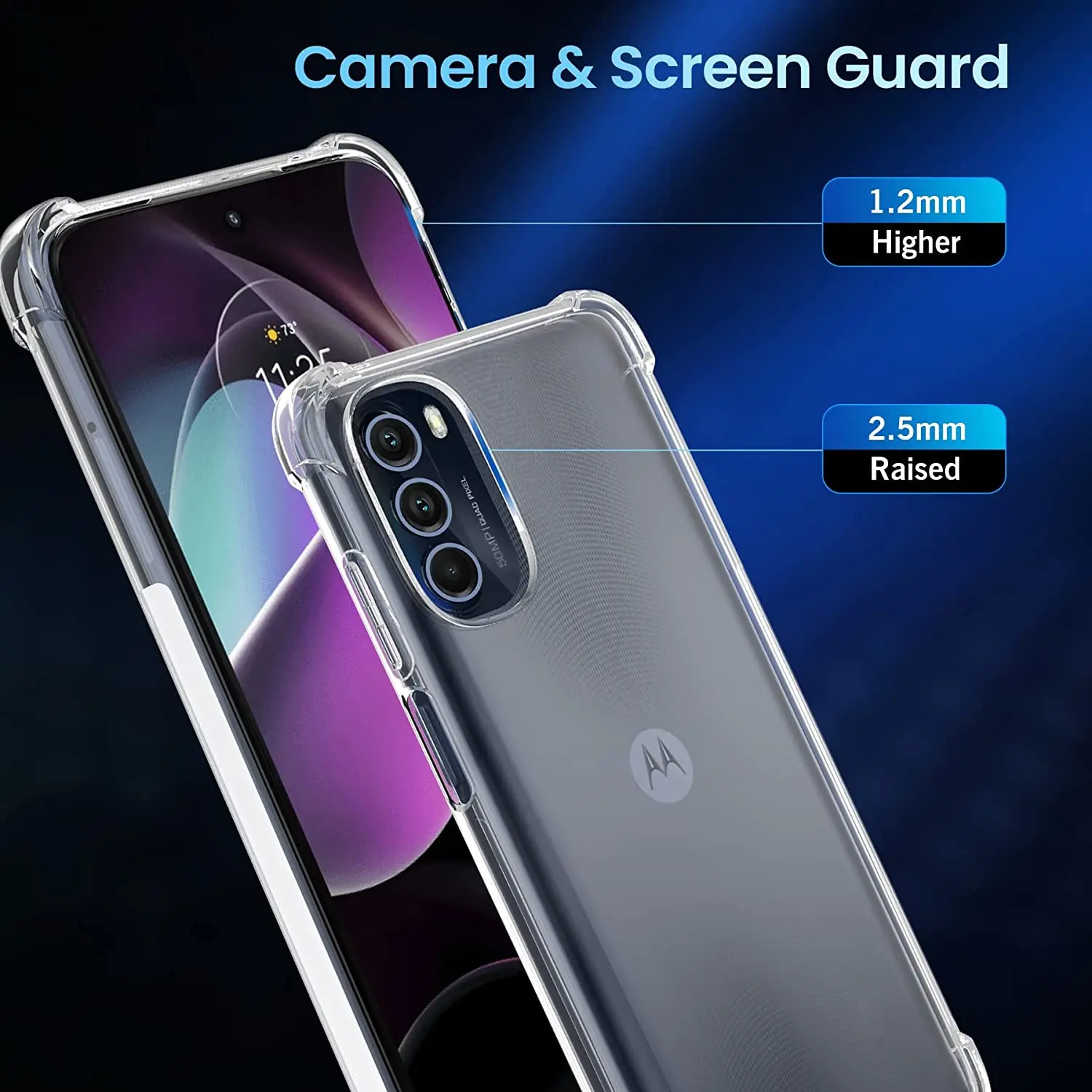 Crystal Clear Shockproof Durable Flexible TPU Phone Case Cover