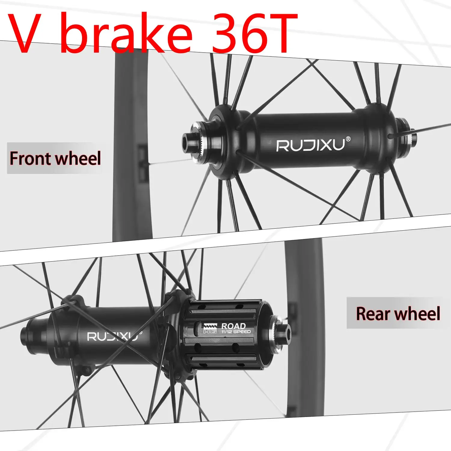 アクセサリー ruuxia21 RUJIXU 700C Ratchet 36T 6pawls deep 30/40/50mm road wheel
