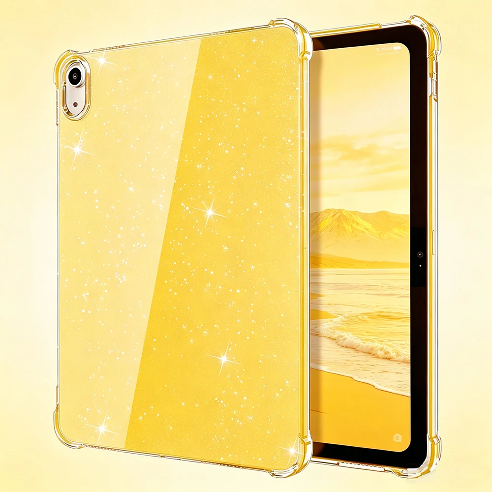 Sparkling Shockproof Soft Silicone Tablet Case
