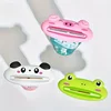 1PC Cartoon Animal Shaped Plastic Toothpaste Squeezer  Fun Design Toothpaste Cleanser Holder bathroom accessories 4