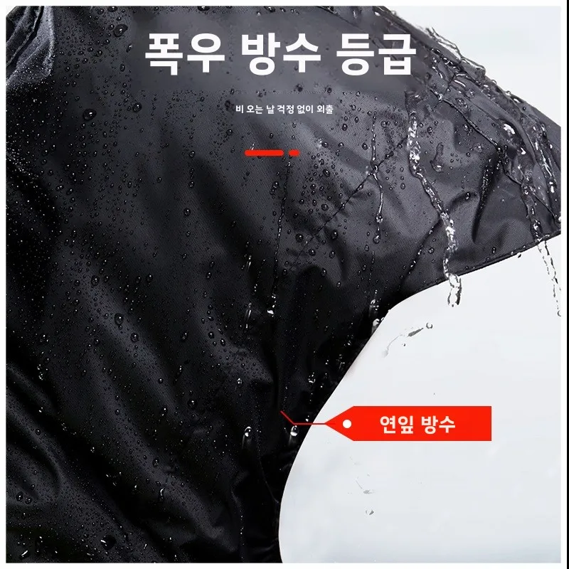 블루라이언 오토바이 레인슈트 세트 남성용 전신 분리형 라이딩 오토바이 여행용 레인코트 (강우 방지)