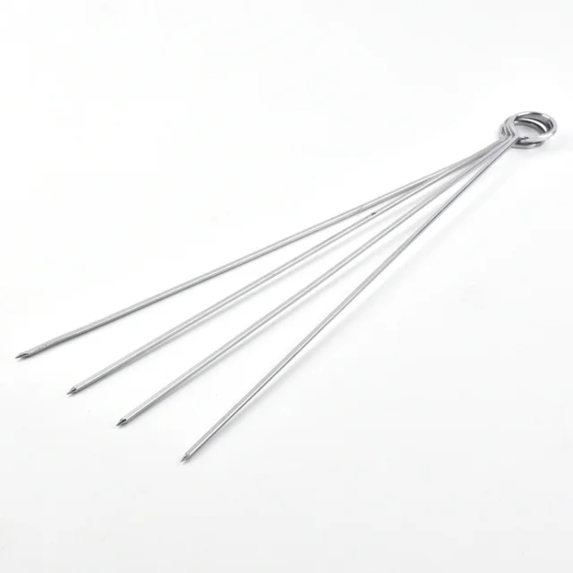 Set da forno in acciaio inossidabile Strumenti combinati per barbecue Griglia per barbecue all'aperto Set per barbecue Set per barbecue Borsa di stoffa portatile Strumenti di cottura 5