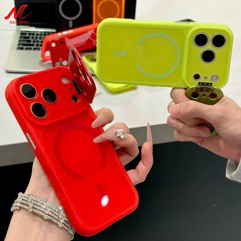 Luxury Magnetic Metal Camera Bracket with Stand Holder