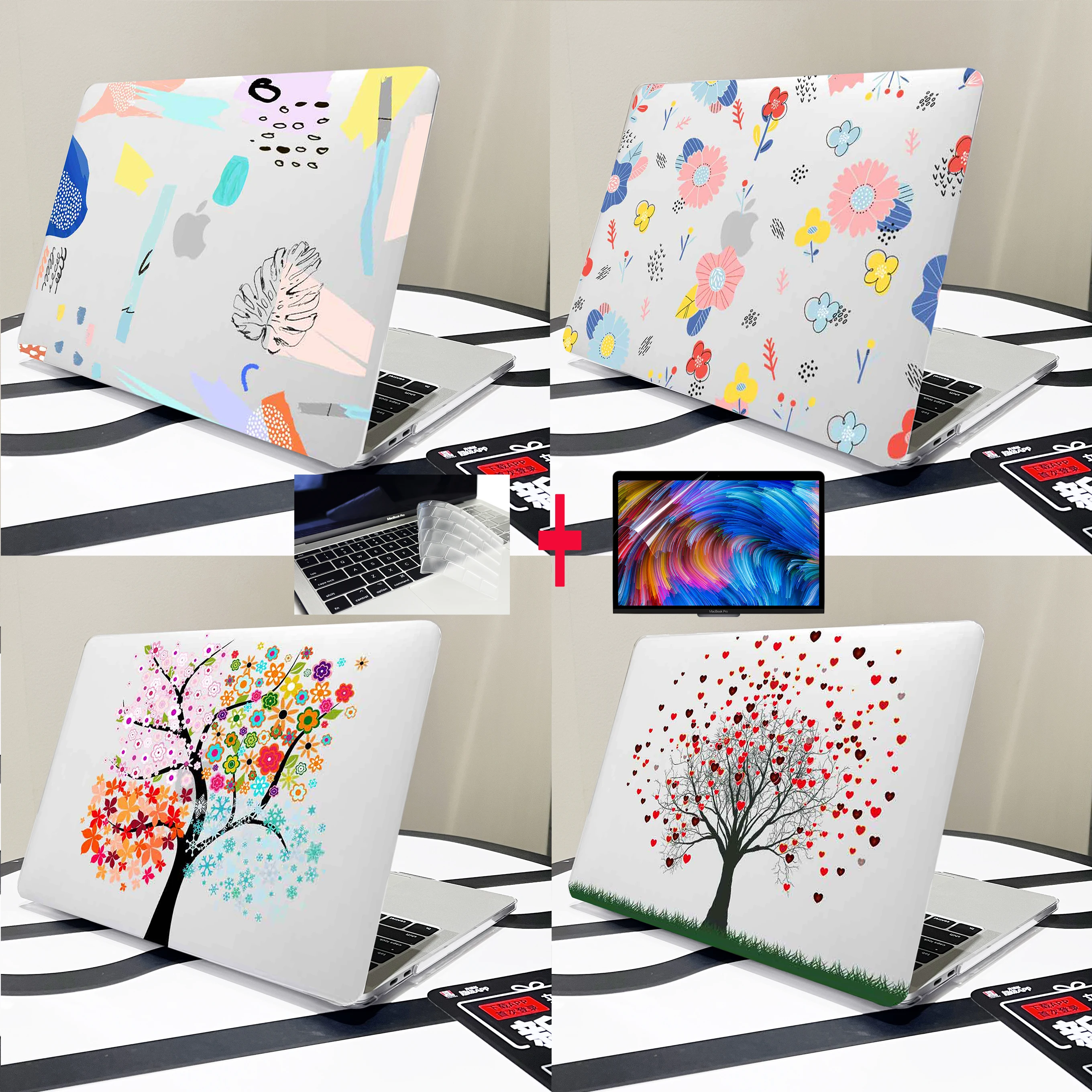 Nuova Custodia Da Stampa Per Laptop Per Macbook Air 15 A2941 Retina Air 13 A2681 M2 M1 A2337 A2179 2022 2023 Pro 13 14 16 A1708 A2338 Cover