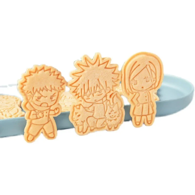 Cookie Cutter Baking Mold Cookie Mould Fondant Cutter Baking Decorating Tools Cartoon Anime Character Mini 3D Cutting