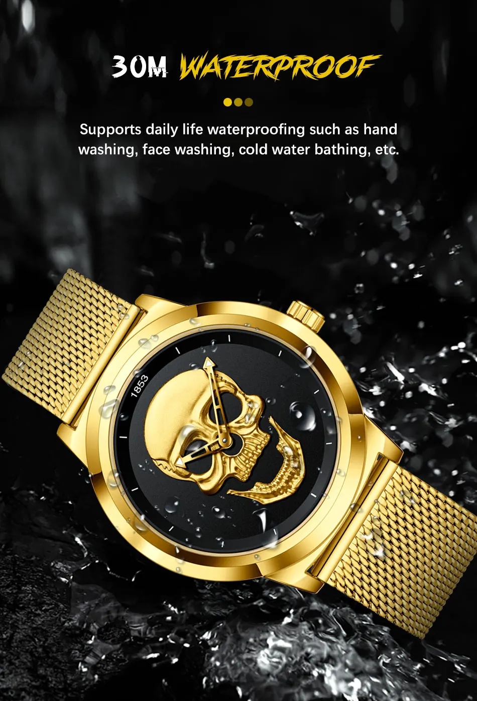 Moška ura 2023, poslovna ura za moške, luksuzna športna kvarčna ura, vodoodporna svetleča ročna ura_voghion.com