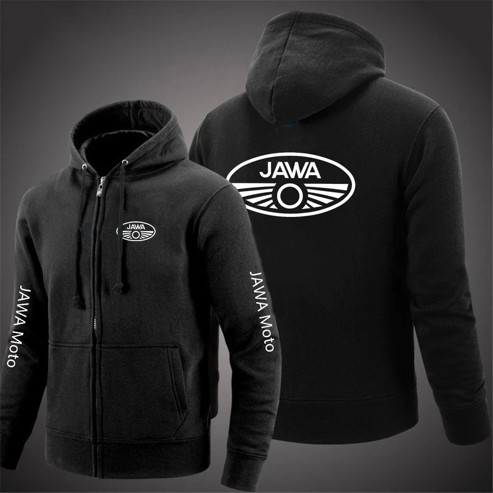 Classic Solid Color Sports Hoodies Men Streetwear Long Sleeve Jackets
