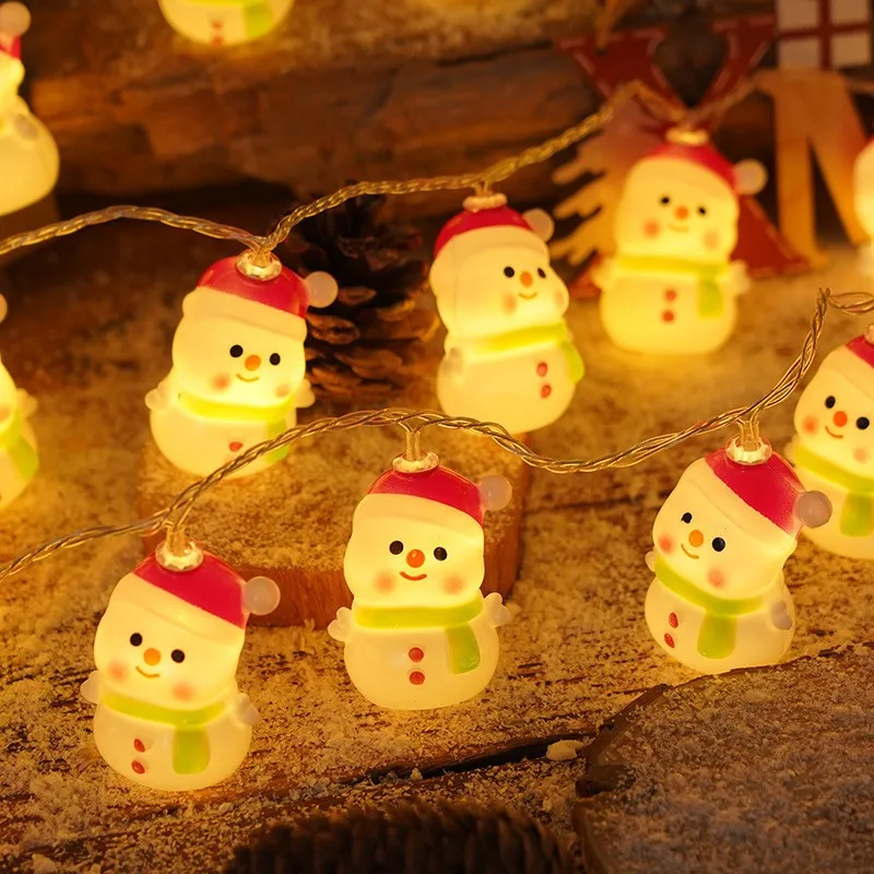 thumbnail image 1 of Christmas Lights String Santa Claus Snowman USB Garland LED Christmas Tree Decorative Light Party New Year's Decor Natal droship, 1 of 5