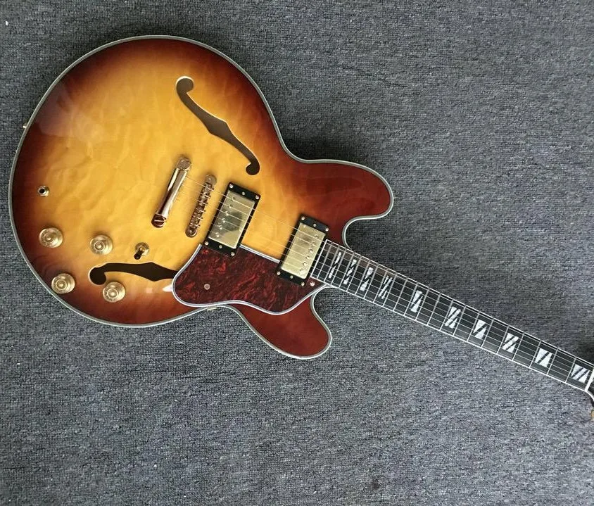 

ES 335 Electric Guitar Semi Hollow Body Red Color Rosewood Fingerboard Maple Body High Quality Guitarra