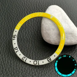 Blue Luminous 38mm Resin Watch Bezel Insert (02)