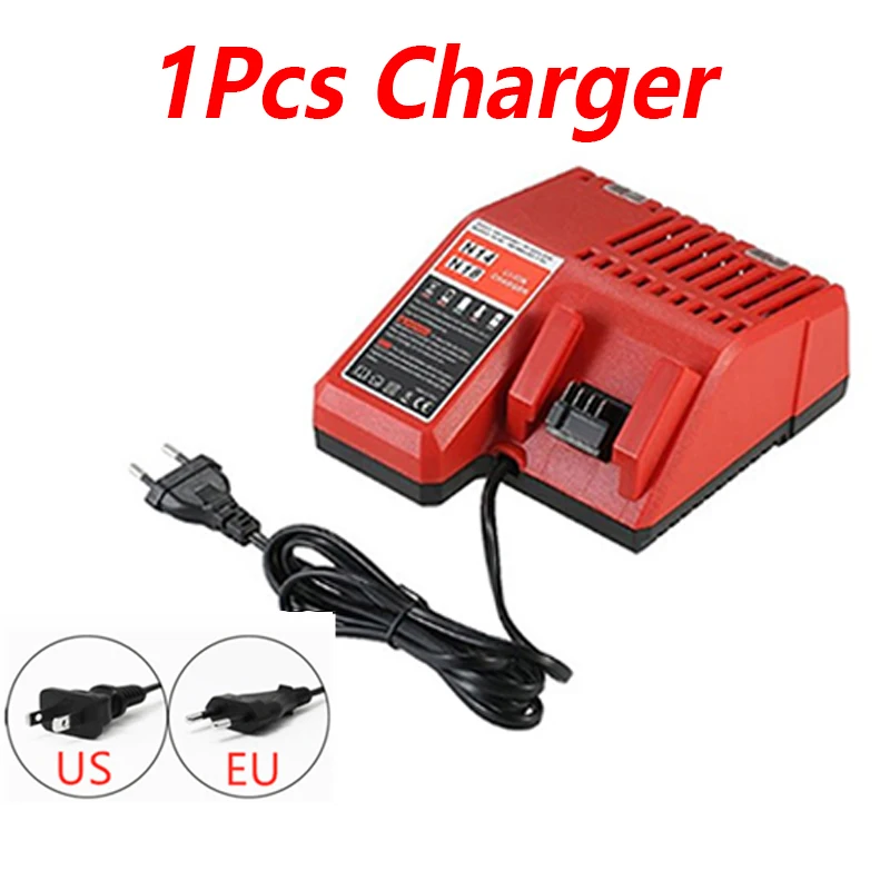 18V Milwaukee M18 Battery M18B6 XC 9.0 Ah Li-Ion 48-11-1860 48-11-1852 Charger 48-11-1850 48-11-1840 Cordless Power Tools power tool battery,rechargeable battery,battery charger,battery replacement