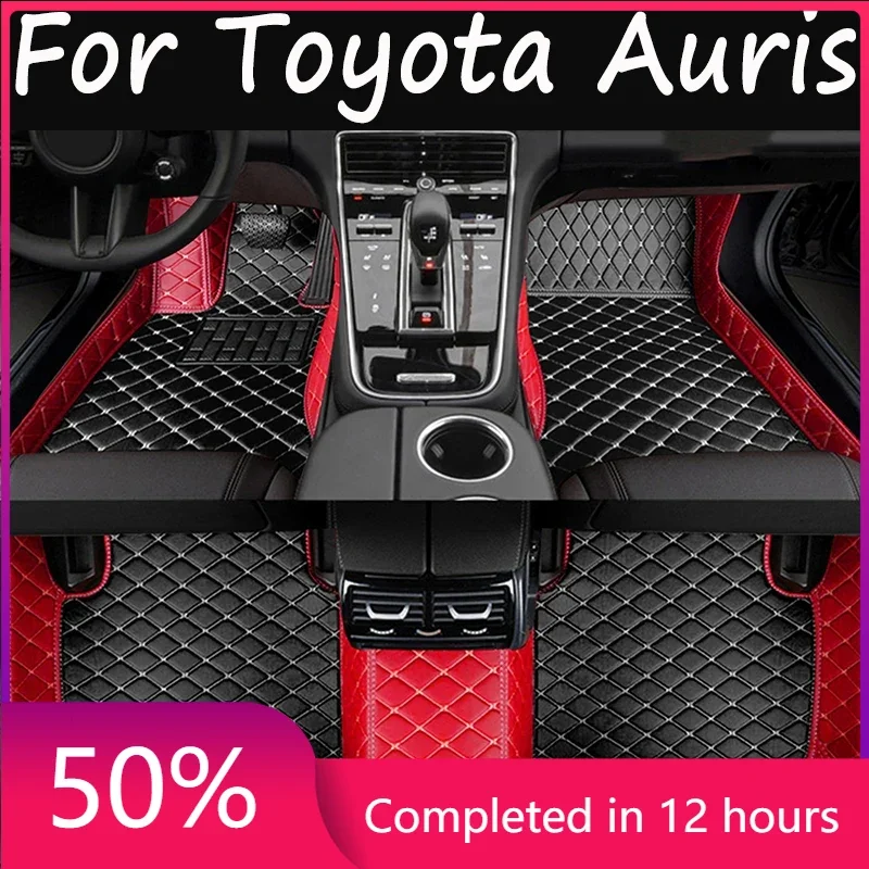 

Кожаные автомобильные коврики на заказ, коврики для Toyota Auris E180 2012 2013 2014 2016 2015 2017 2018, коврики, накладки для ног, аксессуары