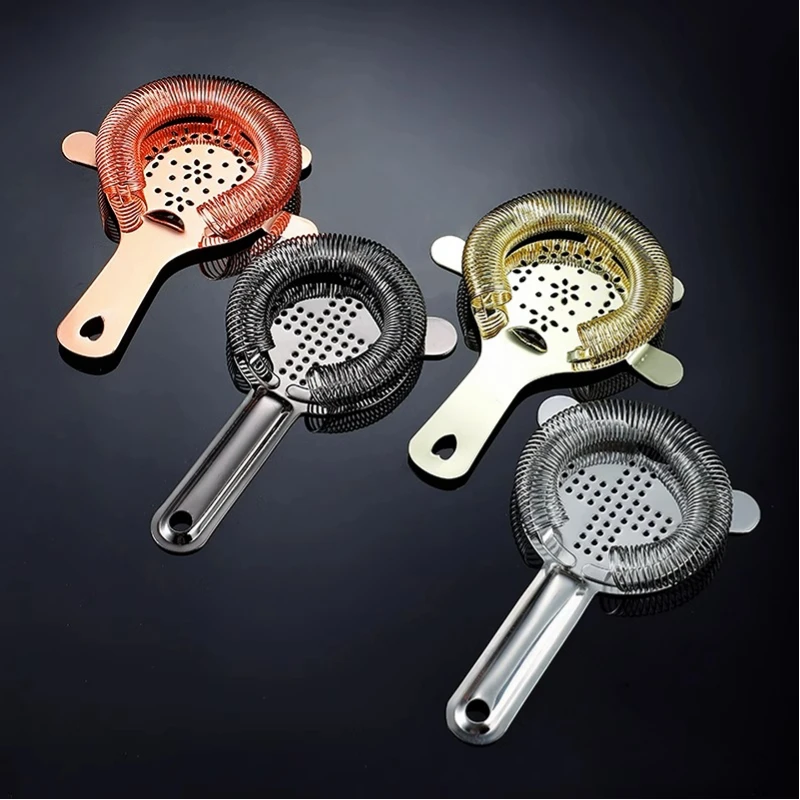 Stainless Steel Strainer for Deluxe Cocktail Drinkware Bar Accessorie Tools cocktail shaker strainer