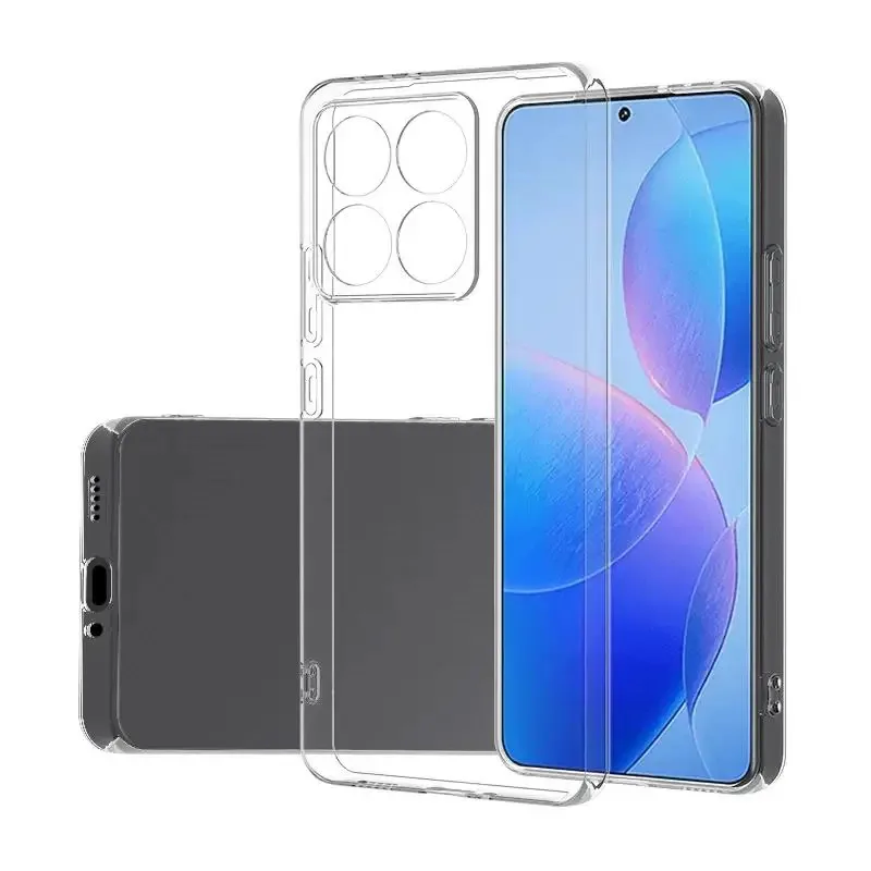 Clear Transparent Soft TPU Phone Case - Slim and Simple Design