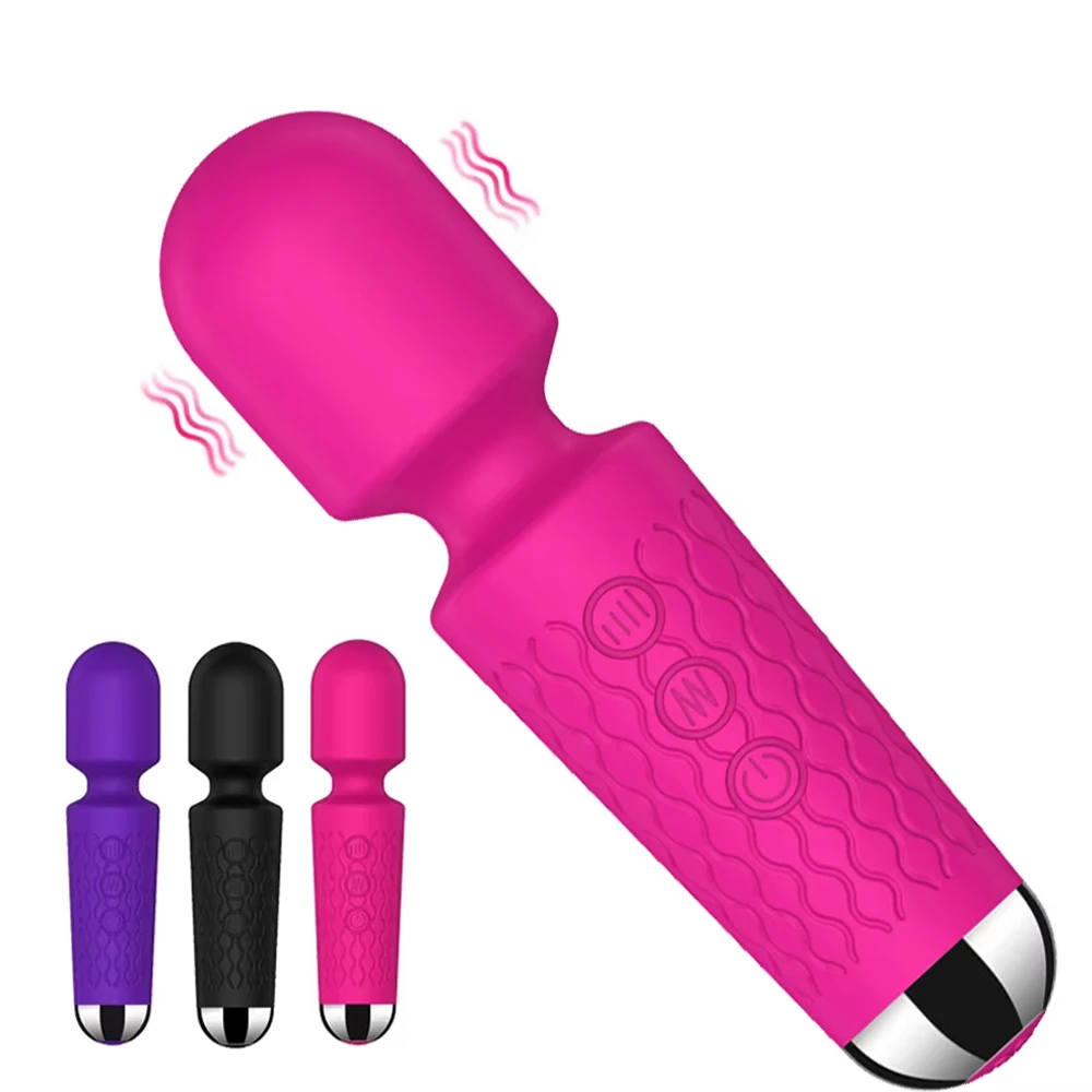 AV Vibrator 20 Speeds Powerful For Women Nipple G spot Clitoris Stimulator Magic-Wand Dildo Female Masturbation Adult Sex Toys