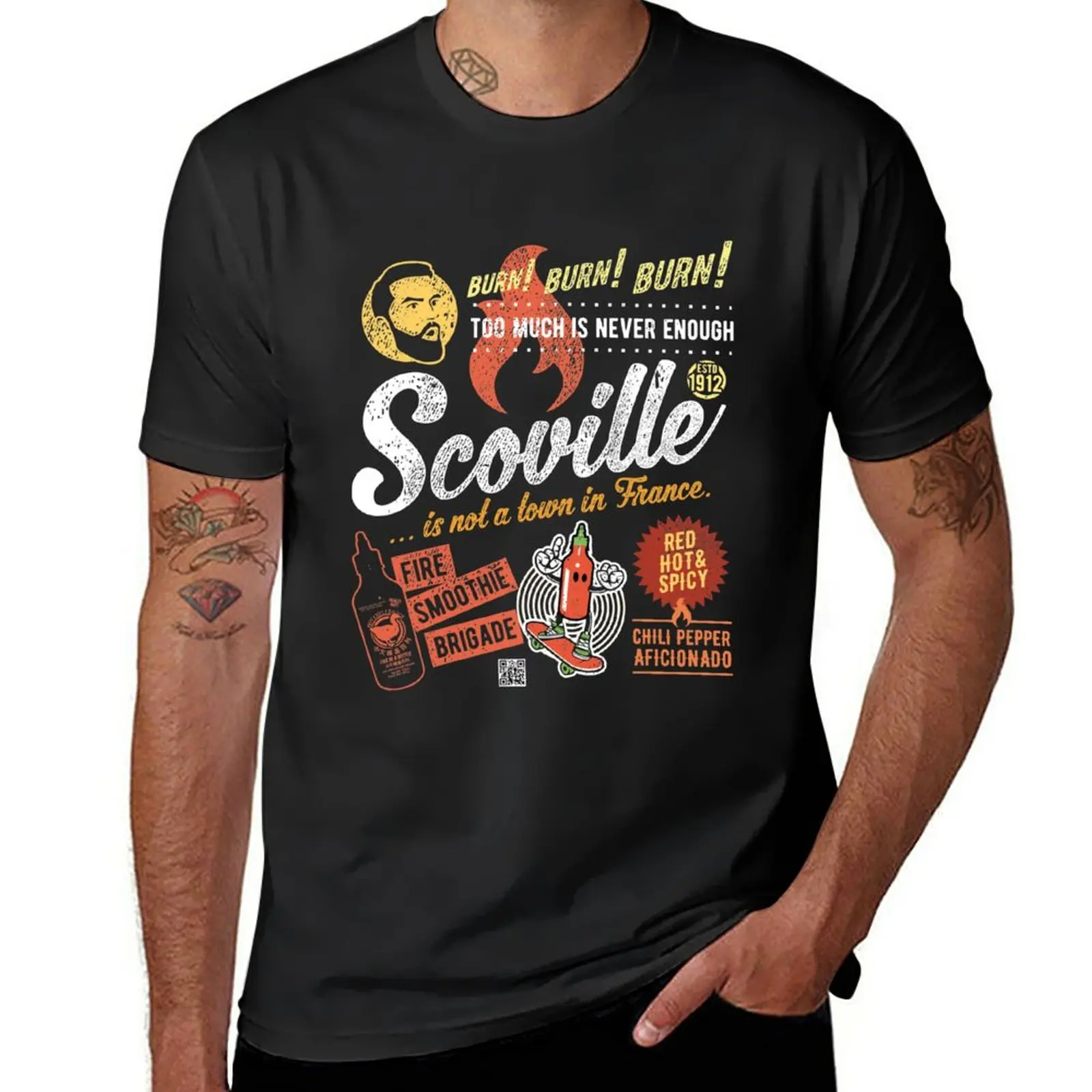 

Scoville is not a French town. T-Shirt cute clothes korean fashion plain blanks mens graphic t-shirts big and tall
