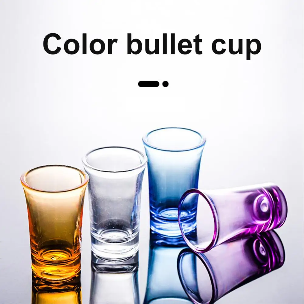 Set Plastic Shot Glass Bold Club Tumbler Liquor Wedding Wine Glasses Cocktail Pint Vodka Cup 6 6x4 3x3 1cm