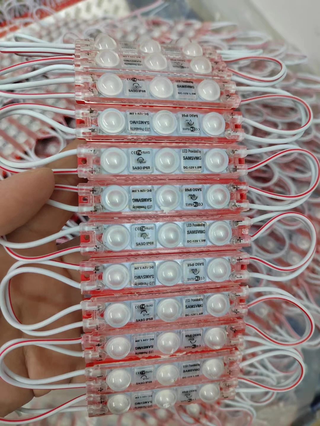 20PCS IP68 injection led module 12V with lens Waterproof 1.5W white LED sign shop banner Channel Letters