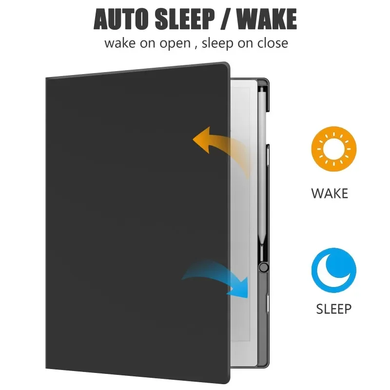 Slim Smart Flip Cover with Built-in Pencil Slot
