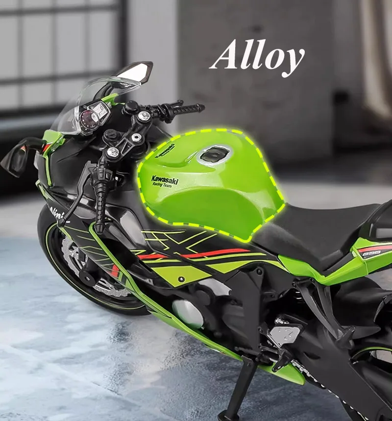 1/12 Ninja ZX6R Motorcycle Model Simulation Alloy Autocycle Car
