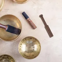 Singing Bowl Mallet Wood Handle Universal Fit Professional Stick Nepal Meditation Yoga Sound Therapy Sound Bowl Mallet