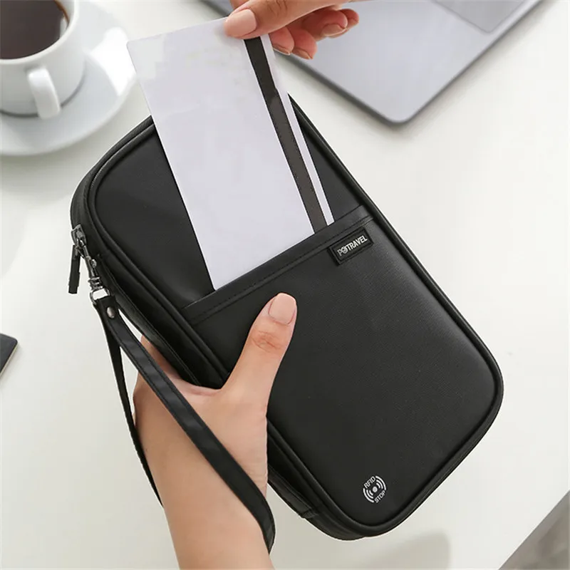 

Hot Travel Wallet Family Passport Holder Creative Waterproof Document Case Organizer Travel accessories Document Bag Cardholder