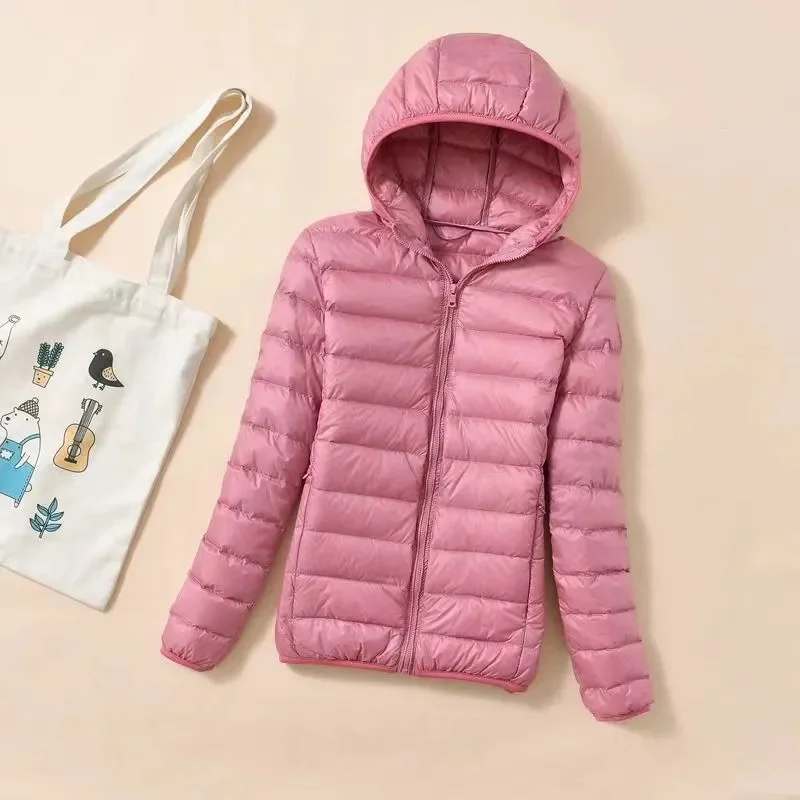 Duck Down Jacket Women Ultra Light Down Jacket All Season Feather Jacket Lady Overcoat Windbreaker Coats Female Portable Outwear