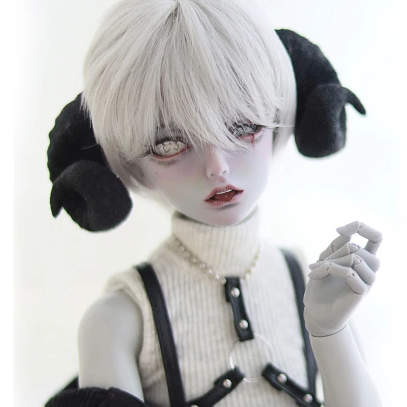 E03 children toy BJD DD SD MSD 1/6 1/4 1/3 uncle doll's Photo props Accessoriess Matte surface Sheep horns 1pair ak uncle gel blaster hlf ump 45 magazine feeding toys gun electric continuous launch children s gifts war games toy