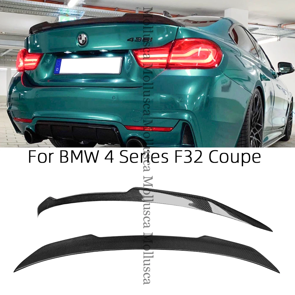 

For BMW 4 Series F32 Coupe 2Door CS Style Carbon fiber Rear Spoiler Trunk wing 2013-2019 FRP honeycomb Forged