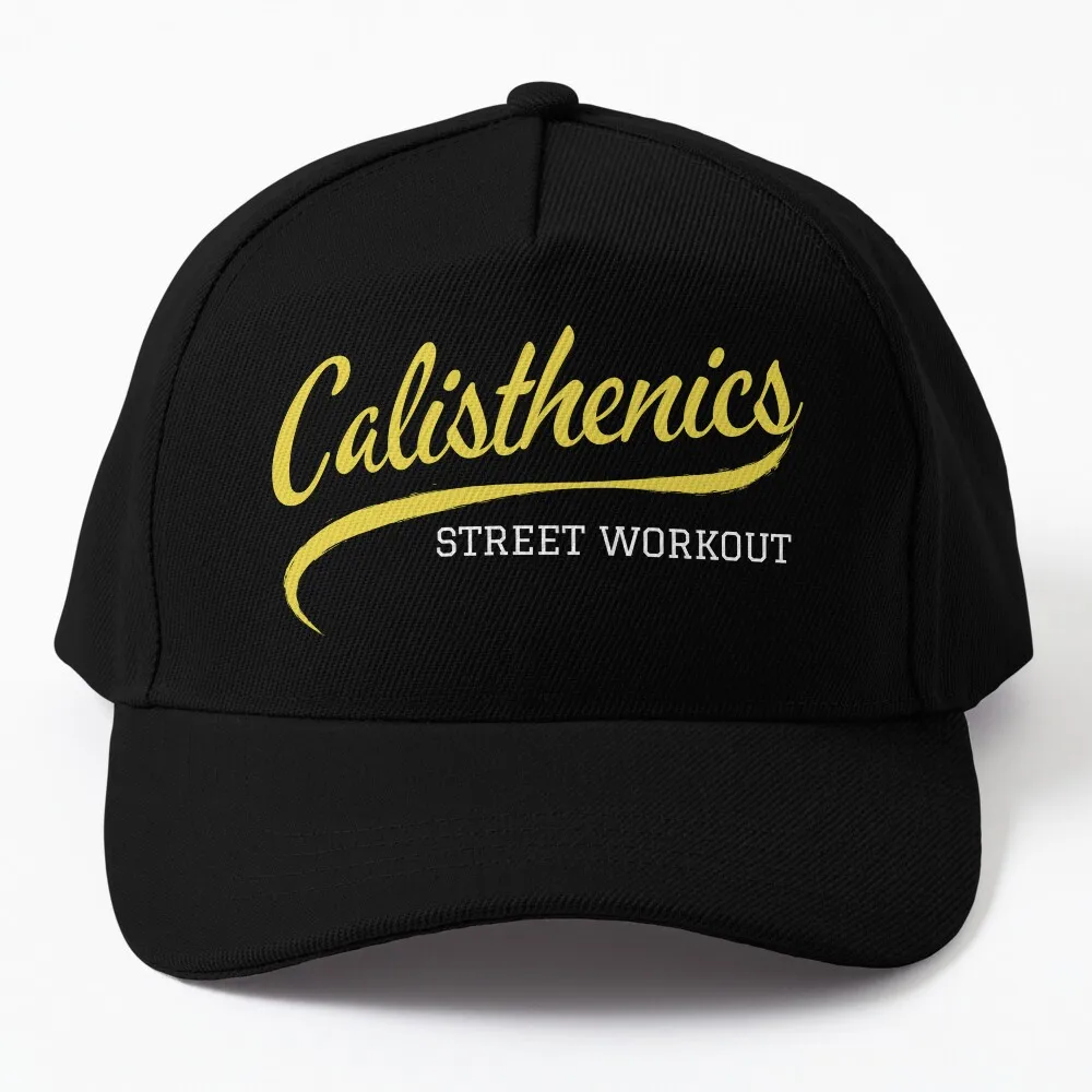 Calisthenics - Street workout - script lettering - blue design Baseball Cap Ball Cap Military Tactical Caps Hat Ladies Men'S