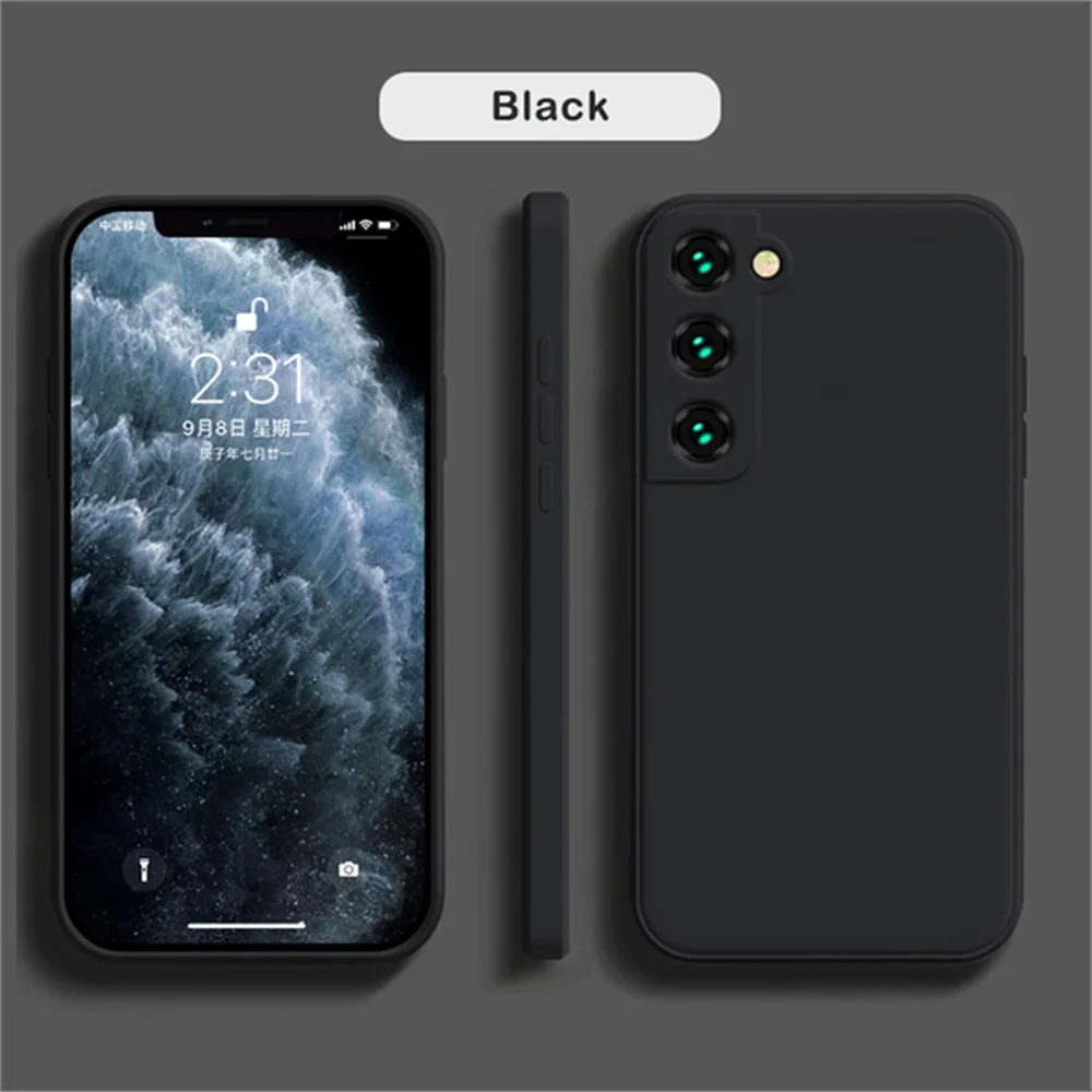 Elegant Soft Liquid Silicone Phone Case - Ultra Protective and Stylish