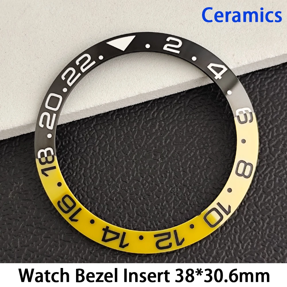 Premium 38mm Sloping Aluminum-Ceramic Bezel Insert