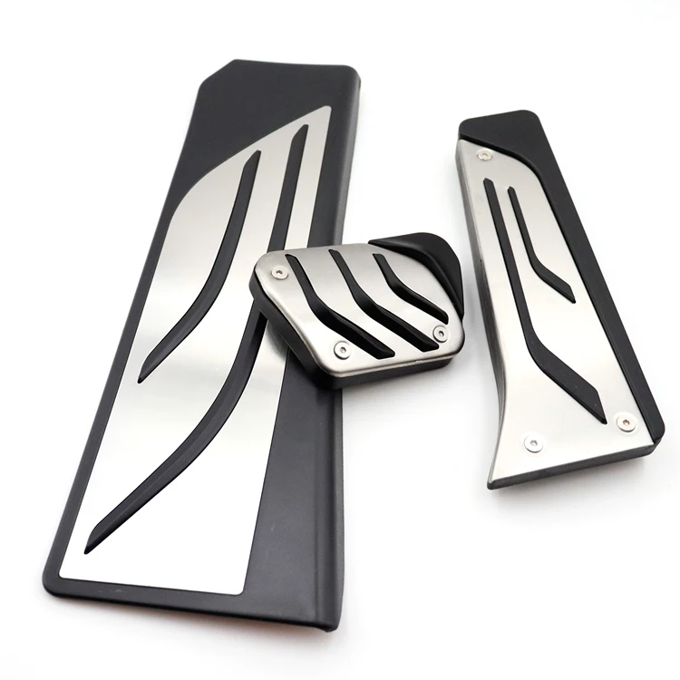 Car Foot Pedal Accelerator Brake Pedal Cover Accessories For BMW 5 6 7 Series F01 F07 F10 F11 F06 F13 X3 F25 X4 F26 Z4 E89 E85
